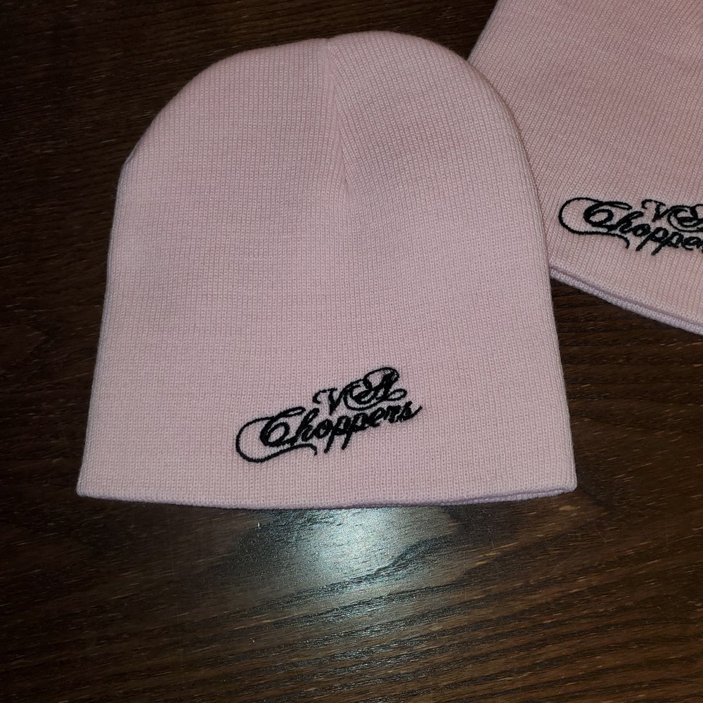 West‎ Coast Choppers Beanie - Y2K Pink Motorcycle Unisex NWOT